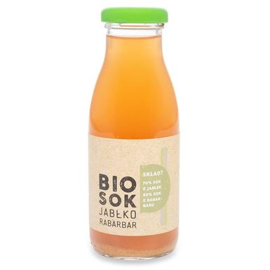 SOK JABŁKOWO RABARBAROWY NFC BIO 250ml 
