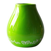 MATERO CERAMICZNE LUKA HOJA GREEN 350ml 12289