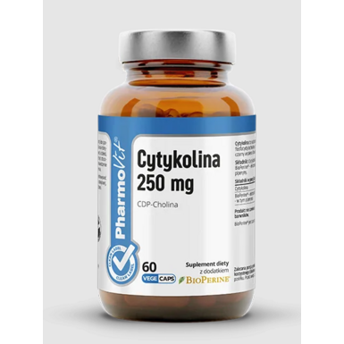 CYTYKOLINA (250 mg) BEZGLUTENOWA 60 KAPSUŁEK 