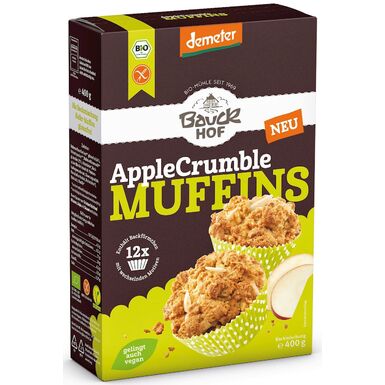 MIESZANKA NA MUFFINKI Z JABŁKIEM BEZGLUTENOWE DEMETER BIO 400g 
