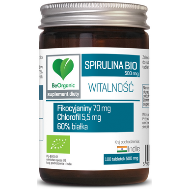 SPIRULINA BIO (500 mg) 100 TABLETEK 