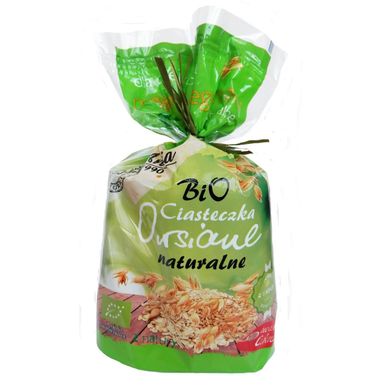 CIASTKA OWSIANE NATURALNE BEZ DODATKU CUKRÓW BIO 150g 