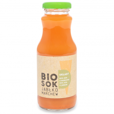 SOK JABŁKOWO MARCHWIOWY NFC BIO 250ml 