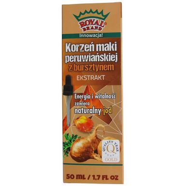 EKSTRAKT Z BURSZTYNU Z MACĄ W KROPLACH BIO 50ml 