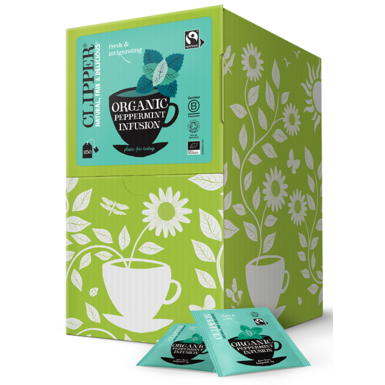 HERBATKA Z MIĘTY PIEPRZOWEJ FAIR TRADE BIO (250 x 1,5g) 375g 