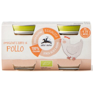 MIĘSO KURCZAKA BEZGLUTENOWE OD 4 MIESIĄCA BIO (2 x 80g) 160g 