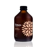 KOMBUCHA Z BRZOSKWINIĄ I TRAWĄ CYTRYNOWĄ BEZGLUTENOWA BIO 330ml 29166