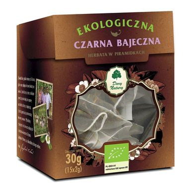 HERBATA CZARNA BAJECZNA PIRAMIDKI BIO (15 x 2g) 30g 