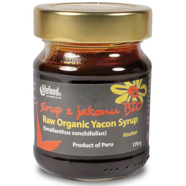 SYROP Z YACONU RAW BEZGLUTENOWY BIO 170g 