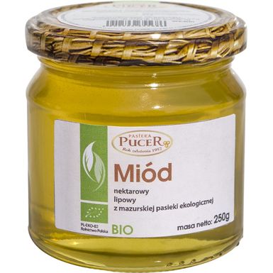 MIÓD NEKTAROWY LIPOWY BIO 250g 
