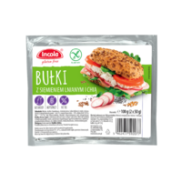 BUŁKI Z SIEMIENIEM LNIANYM I CHIA BEZGLUTENOWE (2 x 50g) 100g 26798