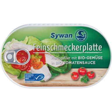 ŚLEDŹ MSC FILETY W BIO SOSIE POMIDOROWYM Z WARZYWAMI 200g 