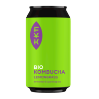 KOMBUCHA HERBATA CZARNA Z TRAWĄ CYTRYNOWĄ BEZGLUTENOWA BIO 330ml 29016