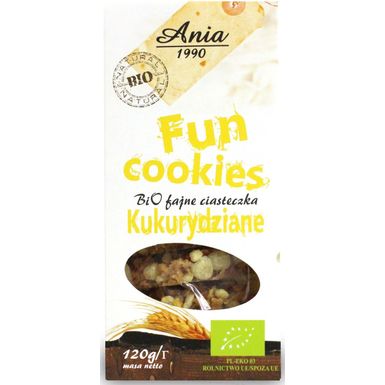 FUN COOKIES KUKURYDZIANE BIO 120g 