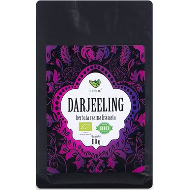 HERBATA CZARNA LIŚCIASTA DARJEELING BIO 110g 