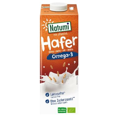 NAPÓJ OWSIANY OMEGA-3 BEZ DODATKU CUKRÓW BIO 1L 
