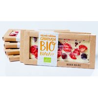 CZEKOLADA BIAŁA Z TRUSKAWKAMI I JEŻYNAMI  BIO 53g 17472