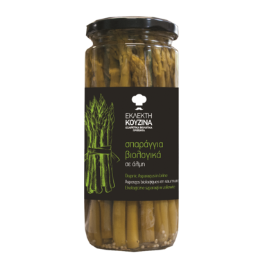 SZPARAGI ZIELONE W ZALEWIE BIO 450g (200g) (SŁOIK) 