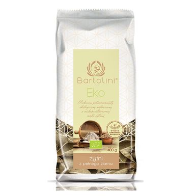 MAKARON (ŻYTNI RAZOWY) MUSZLA BIO 400g 