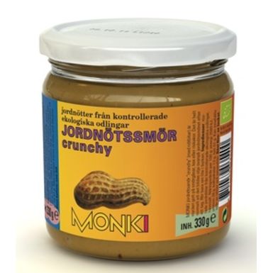 KREM Z ORZESZKÓW ZIEMNYCH CRUNCHY Z SOLĄ MORSKĄ BIO 330g 