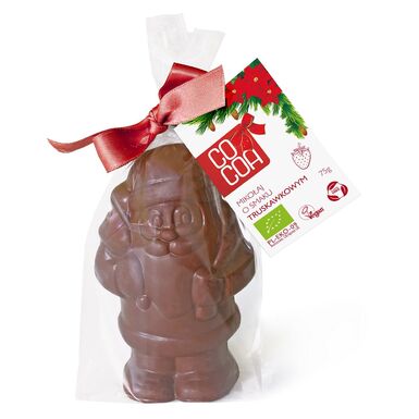 MIKOŁAJ CZEKOLADOWO TRUSKAWKOWY BIO 75g 