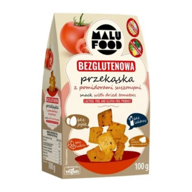 PRZEKĄSKA Z SUSZONYMI POMIDORAMI BEZ CUKRU BEZGLUTENOWA 100g 