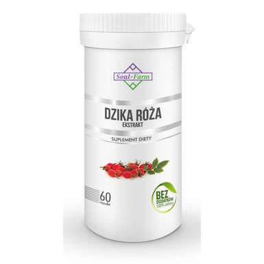 DZIKA RÓŻA EKSTRAKT 60 KAPSUŁEK (500 mg) 