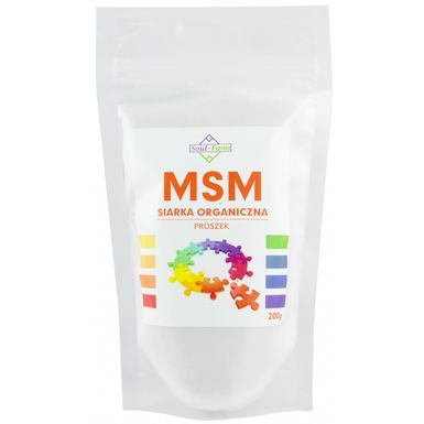 MSM SIARKA ORGANICZNA PROSZEK 200g 