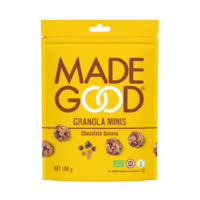 GRANOLA MINIS Z CZEKOLADĄ I BANANEM BEZGLUTENOWA BIO 100g 29490