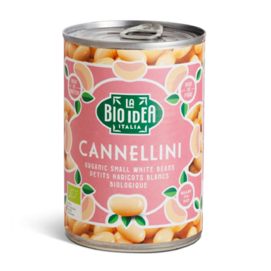FASOLA BIAŁA DROBNA W ZALEWIE BIO 400g (240g) 