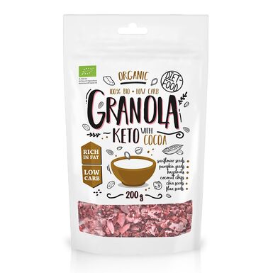 GRANOLA KAKAO KETO BIO 200g 
