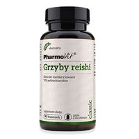 GRZYBY REISHI EKSTRAKT (400 mg) BEZGLUTENOWY 90 KAPSUŁEK 27149