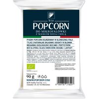 POPCORN Z ŻÓŁTEJ KUKURYDZY Z SHEA I SOLĄ DO PRZYGOTOWANIA W MIKROFALÓWCE BEZGLUTENOWY BIO 90g 28790
