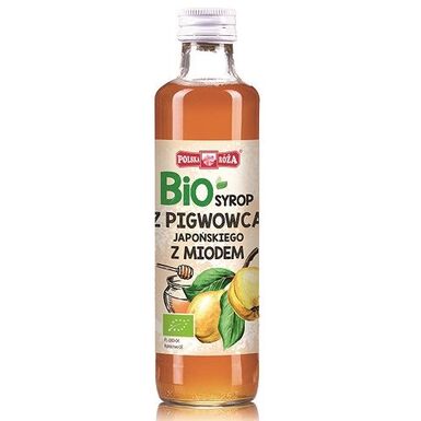 SYROP Z PIGWOWCA SŁODZONY MIODEM BIO 250ml 