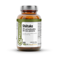 GRZYBY SHIITAKE EKSTRAKT (450 mg) BEZGLUTENOWY 60 KAPSUŁEK 28573
