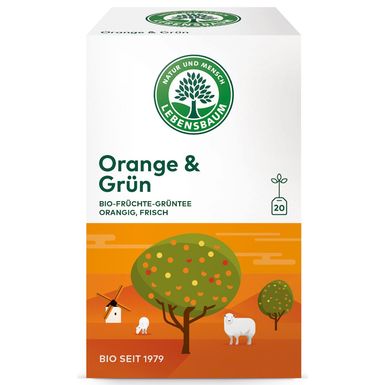 HERBATA ZIELONA Z POMARAŃCZĄ EKSPRESOWA BIO (20 x 1,5g) 