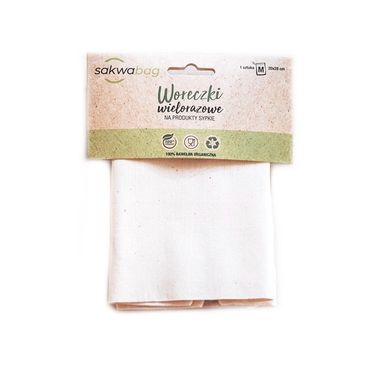 WORECZEK WIELORAZOWY BAWEŁNIANY NA PRODUKTY SYPKIE ROZMIAR M 