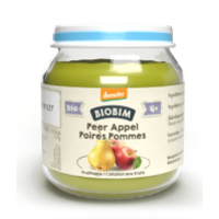 4 mc PRZECIER OWOCOWY GRUSZKA JABŁKO BEZ DODATKU CUKRÓW BEZGLUTENOWY DEMETER BIO 125g 20034