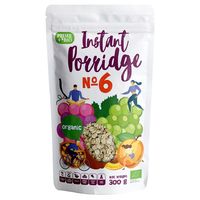 OWSIANKA BŁYSKAWICZNA Z RODZYNKAMI, MORELAMI I ORZECHAMI WŁOSKIMI (NO.6) BIO 300g 18789