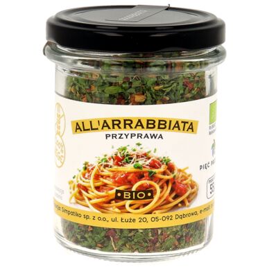 PRZYPRAWA ALL'ARRABBIATA BEZGLUTENOWA BIO 55g 