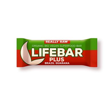 BATON DAKTYLOWO ORZECHOWY Z GUARANĄ RAW BEZ DODATKU CUKRÓW BEZGLUTENOWY BIO 47g 