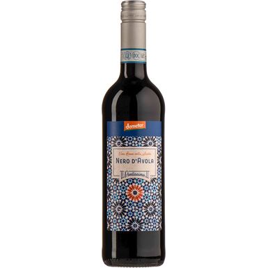 WINO PONTISSIMO NERO D'AVOLA CZERWONE WYTRAWNE DEMETER BIO 0,75L  (WŁOCHY)