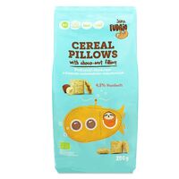 PODUSZKI ZBOŻOWE Z KREMEM CZEKOLADOWO ORZECHOWYM BEZGLUTENOWE BIO 200g 25602