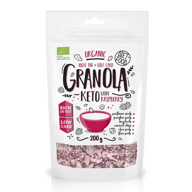 GRANOLA MALINA KETO BIO 200g 