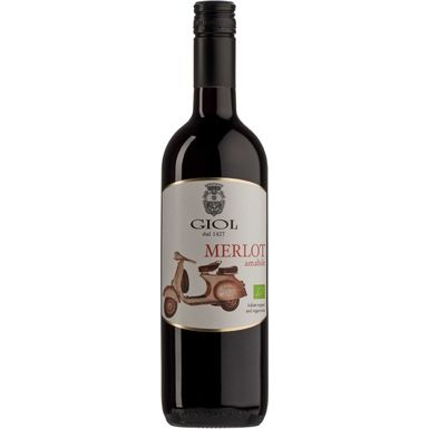 WINO GIOL MERLOT AMABILE CZERWONE WYTRAWNE BIO 0,75L (WŁOCHY)