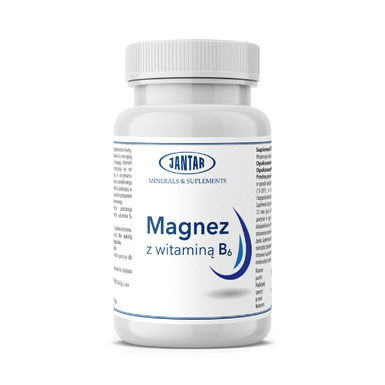 MAGNEZ + WITAMINA B6 90 KAPSUŁEK (60 mg + 1,4 mg) 