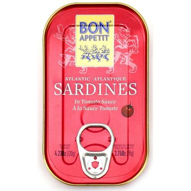 SARDYNKI PORTUGALSKIE W SOSIE POMIDOROWYM 120g (78g) 