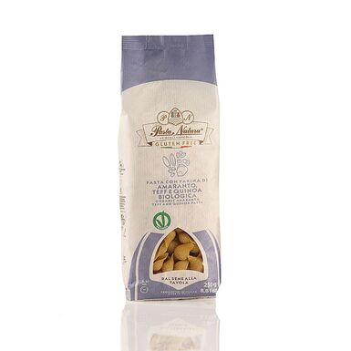MAKARON (KUKURYDZIANO RYŻOWY Z AMARANTUSEM, TEFF I QUINOA) CONCHIGLIE BEZGLUTENOWY BIO 250g 