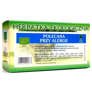 HERBATKA POLECANA PRZY ALERGII BIO (20 x 2g) 