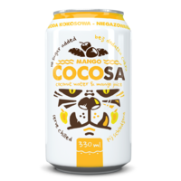 WODA KOKOSOWA Z SOKIEM Z MANGO 330ml 28707